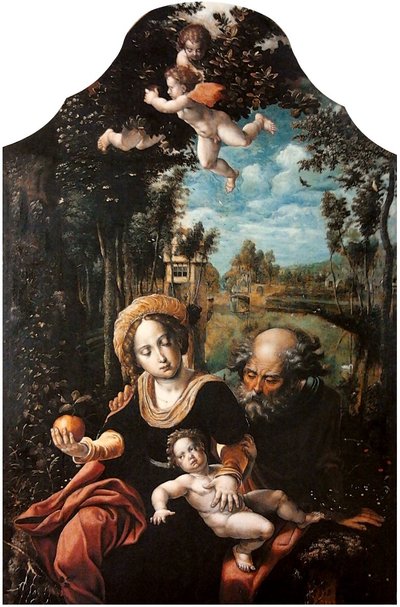 Holy Family by Pieter Coecke van Aelst